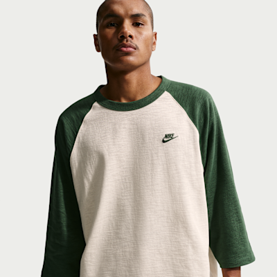 Nike Sportswear Club Men's 3/4-Sleeve Raglan Top