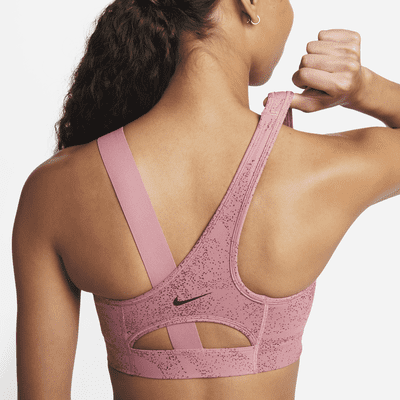 Nike Swoosh Women's Medium-Support Asymmetrical Sports Bra.