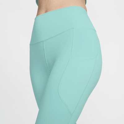 Leggings tiro alto de 7/8 con bolsillos para mujer Nike One