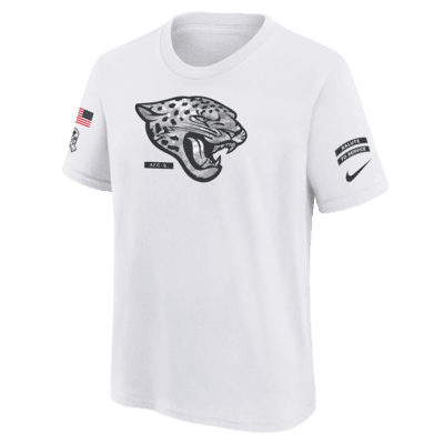 Playera Nike Dri-FIT de la NFL para niños talla grande Jacksonville Jaguars Salute to Service Primary Edge Legend