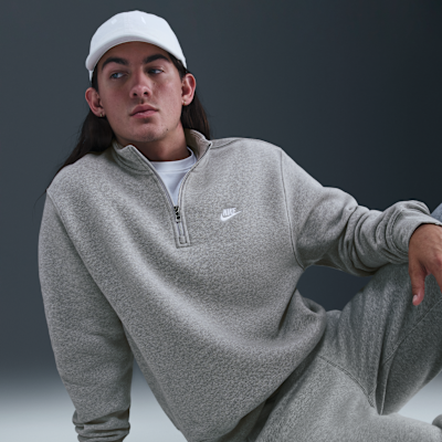 Nike Sportswear Club Men's 1/2-Zip Fleece Top