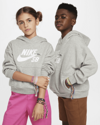 Подростковое худи Nike SB Icon Fleece EasyOn Big Kids' Oversized Pullover Hoodie