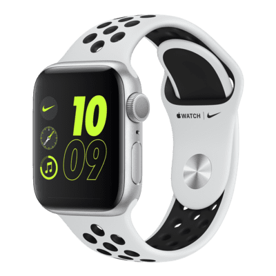 アップル ウォッチ ナイキ シリーズ 6 (GPS) with ナイキ スポーツバンド 44mm シルバー アルミニウム ケース