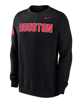 Мужской свитшот Houston Club Fleece Nike College Crew-Neck