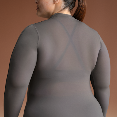 NikeSKIMS Weightless Layers Women's Mock-Neck Long-Sleeve Top