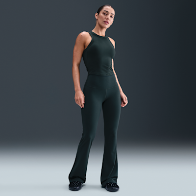 Damskie legginsy z wysokim stanem i rozszerzanymi nogawkami Nike Zenvy