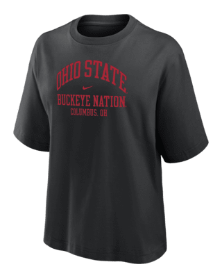 Женская футболка Ohio State Nike College Boxy