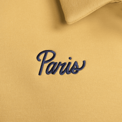 Chamarra tipo camisa de fútbol Nike para hombre Paris Saint-Germain Tech Fleece Reimagined