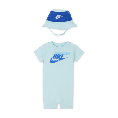 Conjunto de enterito y gorro tipo pescador para bebé (0 a 9 meses) Nike Sportswear PE