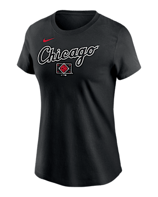 Женская футболка Chicago White Sox City Connect Wordmark Nike MLB