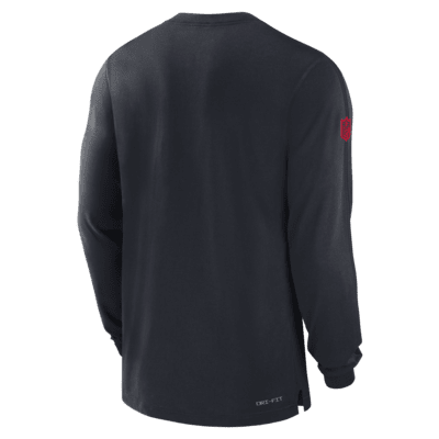 Houston Texans Sideline Player Team Issue Men’s Nike Dri-FIT Long-Sleeve Top