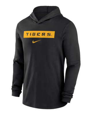 Мужские  LSU Tigers Sideline Nike Dri-FIT College Long-Sleeve Hooded Top