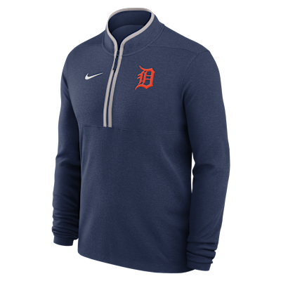 Detroit Tigers Victory Men's Nike Dri-FIT MLB 1/2-Zip Long-Sleeve Top