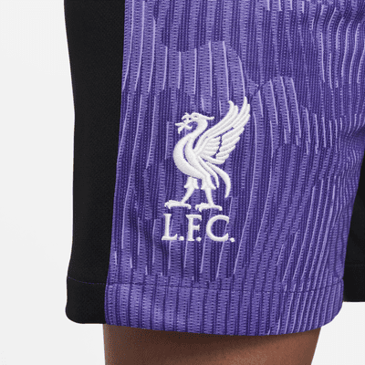 Shorts de fútbol Nike Dri-FIT del Liverpool FC alternativo 2023/24 Stadium para niños talla grande