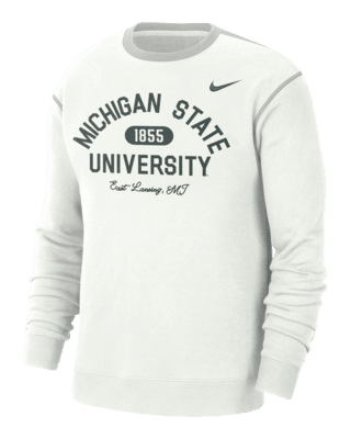 Мужские  Michigan State Nike College Crew-Neck Top