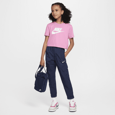 Playera cropped para niña talla grande Nike Sportswear