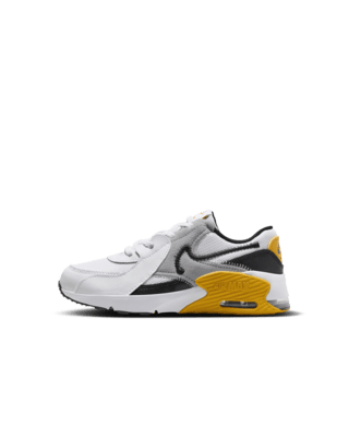 nike air max excee white yellow