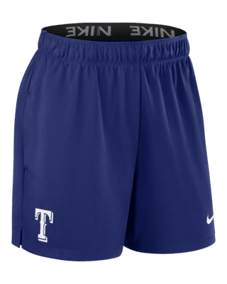 Shorts Nike Dri-FIT de la MLB para mujer Texas Rangers Authentic ...