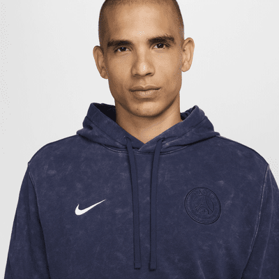 Felpa pullover da calcio in French Terry con cappuccio Nike Paris Saint-Germain Club – Uomo