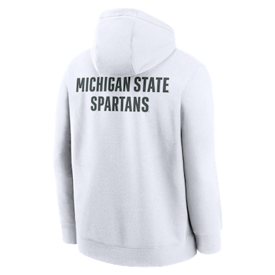 Michigan State Club Basketball 2-Hit Men's Nike College Pullover Hoodie