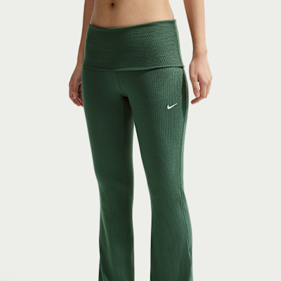 Pantalon taille mi-haute ajusté et côtelé Nike Sportswear Chill Knit pour femme