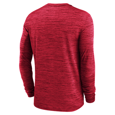 Georgia Sideline Velocity Men's Nike Dri-FIT College Long-Sleeve T-Shirt