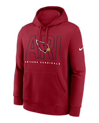 Мужское худи Arizona Cardinals Busted Play Club Nike NFL Pullover Hoodie