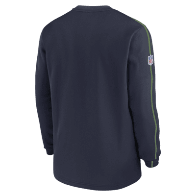 Seattle Seahawks Sideline Coach Men’s Nike NFL Long-Sleeve Top