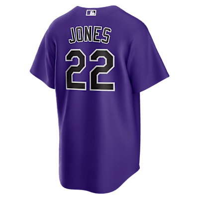 Nolan Jones Colorado Rockies Men's Nike MLB Replica Jersey