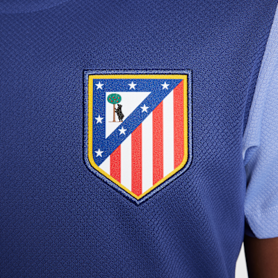 Camisola de futebol de manga curta Nike Dri-FIT Strike Atlético de Madrid Júnior