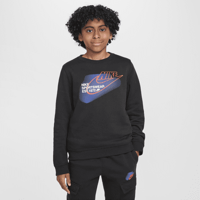 Nike Sportswear Standard Issue Sweatshirt mit Rundhalsausschnitt (ältere Kinder, Jungen)