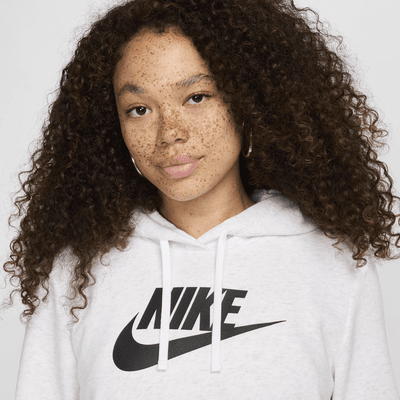 Sudadera con gorro sin cierre con logotipo para mujer Nike Sportswear Club Fleece