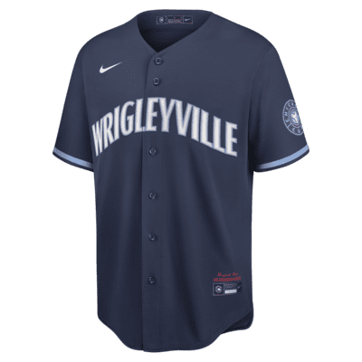 Camiseta de béisbol Replica para hombre MLB MLB Chicago Cubs City Connect