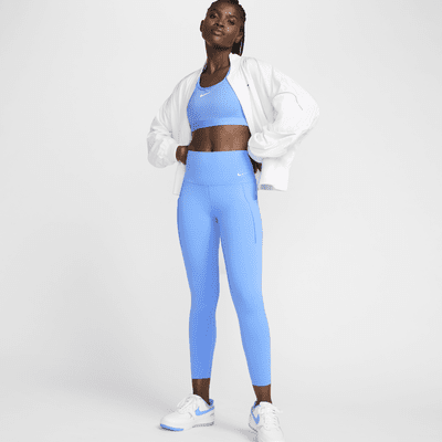 Leggings de 7/8 de tiro alto y sujeción media con bolsillos para mujer Nike Universa