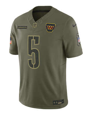 Мужские джерси Jayden Daniels Washington Commanders Salute to Service Nike Dri-FIT NFL Limited Jersey