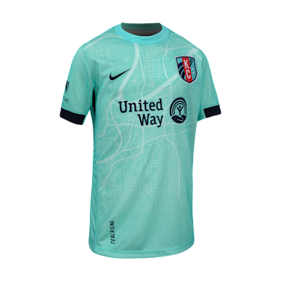Jersey Nike Dri-FIT de la NWSL Replica para niños talla grande Debinha de Oliveira KC Current visitante 2025 Stadium
