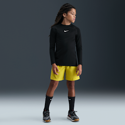 Nike Pro Big Kids' (Boys') Dri-FIT Long-Sleeve Crewneck Top