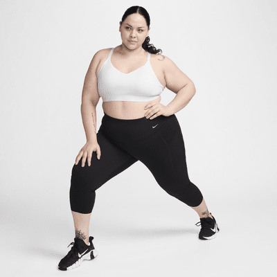 Brassière de sport réglable rembourrée à maintien léger Nike Indy pour femme (grande taille)