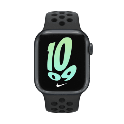 Apple Watch Series 7 (GPS + Cellular) With Nike Sport Band 41mm Midnight Aluminium Case