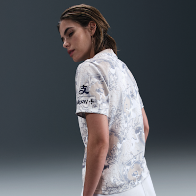 Haut de foot d'avant-match à manches courtes Nike Dri-FIT Tottenham Hotspur Academy Pro Domicile pour femme