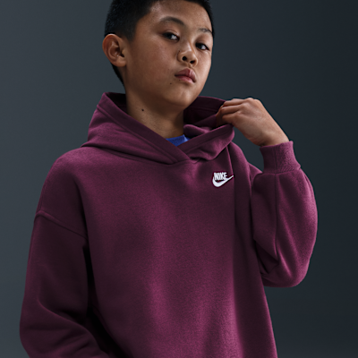 Nike Sportswear Club Fleece Big Kids' Oversized Pullover Hoodie