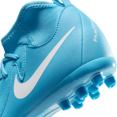 Nike Jr. Phantom Luna 2 Academy high-top voetbalschoenen voor kleuters/kids (kunstgras)