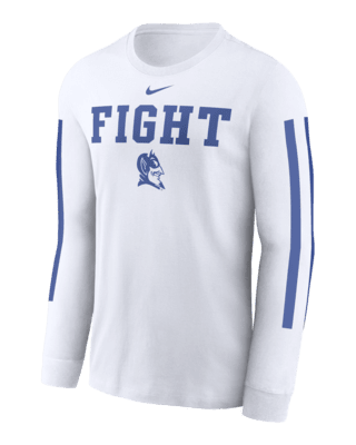 Мужская футболка Duke Blue Devils Local Spirit Slogan Nike College Long-Sleeve