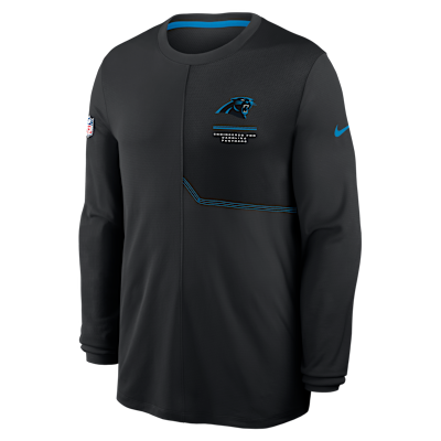 Carolina Panthers Sideline Coach Men's Nike Dri-FIT NFL Long-Sleeve Top from Nike - $65