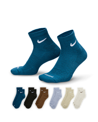 Unisex носки Nike Everyday Plus Cushioned Training Ankle Socks (6 Pairs) для тренировок
