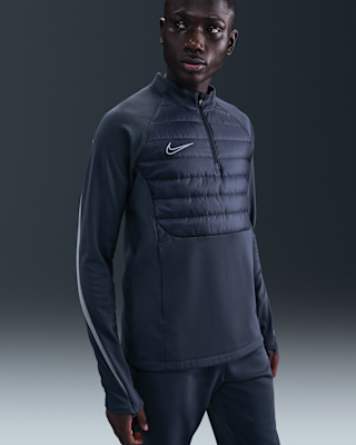 Мужские Nike Academy Winter Warrior Therma-FIT 1/2-Zip Soccer Top