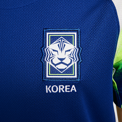 대한민국 2025 스타디움 어웨이(여자 팀) 주니어 나이키 드라이 핏 축구 레플리카 저지