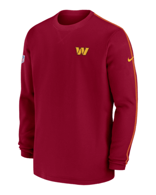 Мужские  Washington Commanders Sideline Coach Men’s Nike NFL Long-Sleeve Top