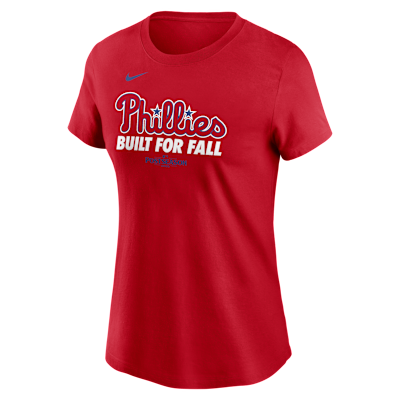 Philadelphia Phillies 2025 Postseason Authentic Collection Women's Nike MLB T-Shirt