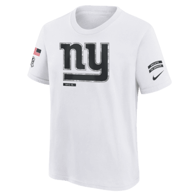 Playera Nike Dri-FIT de la NFL para niños talla grande New York Giants Salute to Service Primary Edge Legend